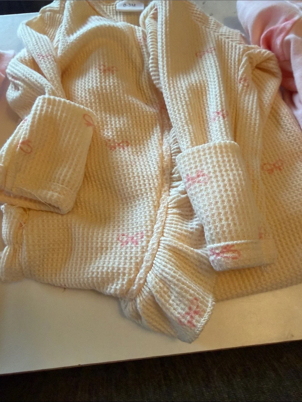 Carter's 3 piece set New w tags 6 months & sleepers, sweater,0-6 months lot